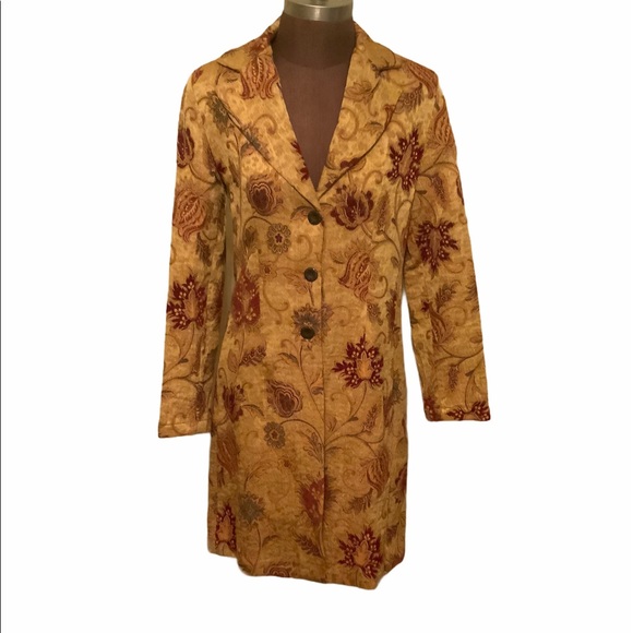 CAbi Jackets & Blazers - CAbi long printed blazer